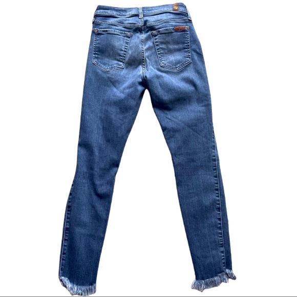 7 for all mankind the ankle skinny jeans - Picture 3 of 8